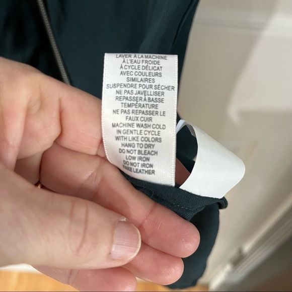 Twik emerald green short sleeve zipper front dress size medium - Picture 6 of 11